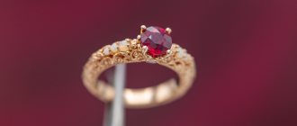 Рубин – один из красных драгоценных камней с высокой насыщенностью цвета